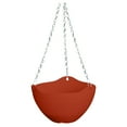 thumbnail image 1 of MOQIN Large Hanging Planters for Outdoor Indoor Plants with Drainage Holes and Chain, Round Hanging Flower Plant Pots for Garden Home Porch Decor, 1 of 4