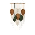 thumbnail image 1 of MOQIN Large Macrame Wall Hanging Boho Woven Tapestry, Chic Home Decor Modern Bohemian Handmade Leaf Feather Wall Art Decorations for Apartment Dorm Living Room Bedroom Nursery Backdrop, 1 of 6