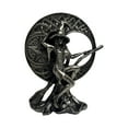 thumbnail image 1 of MOQIN MOQIN Gothic Witch Figurine Decor - Elegant Solid Black Resin Sculpture with Moon and Waving Hand, Mystical Home Altar Decor for Halloween Witchcraft Theme, 1 of 9