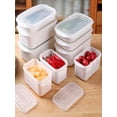 thumbnail image 1 of MOQIN Meal Prep Containers Reusable with Lids,Kitchen Spaces Stackable Fridge Storage Containers for Fresh Produce,Sturdy Leakproof & Food Safe,To Go Take Out Plastic Food Storage, 1 of 7
