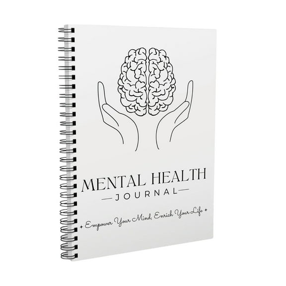MOQIN The Mental Health Journal Set Planner Self Care And Relaxation Workbook For Adults : Guided Prompts and Self-Reflection to Reduce Stress and Improve Well-Being