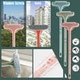 thumbnail image 1 of MOQIN Mesh Screen Cleaner 2-in-1 Window Cleaning Brush, Glass Cleaning Scraper Wet Dry Double Sided, Extendable Mesh Screen Cleaner, 1 of 6