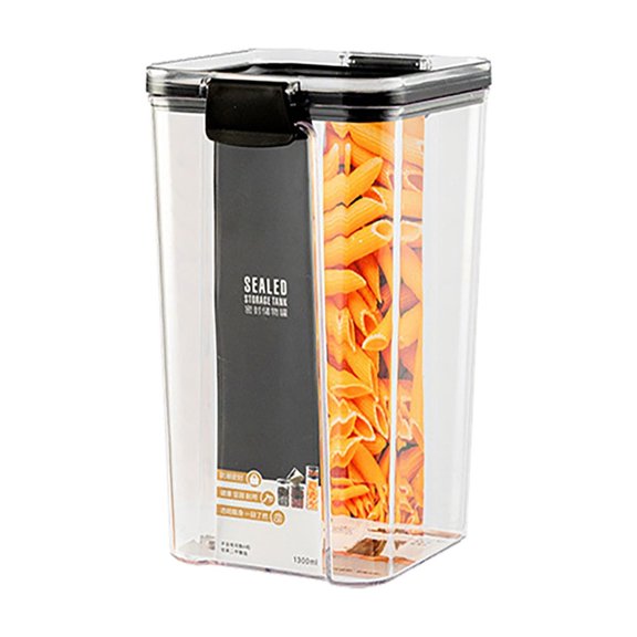 MOQIN Mini Airtight Food Storage Containers with Lids, Clear Plastic Small Pantry Containers for Spices, Candy, Coffee or Tea, Keeps Food Fresh & Dry