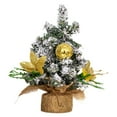 thumbnail image 1 of MOQIN Mini Christmas Tree Tiny Desk Christmas Tree 8 Inch Little Table Top Christmas Tree with Linen Base & Ball Small Desktop Fake Tree for Xmas Indoor Bedroom Tabletop Decorations, 1 of 9