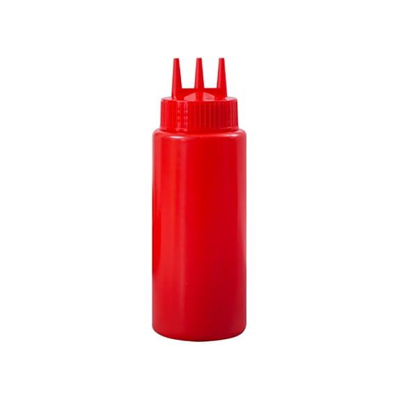 MOQIN Multi-Purpose Refillable Plastic Bottles with Leak Proof Nozzles - Condiment Dispenser for Oil, Jam, Ketchup, Salad Dressing & Food Decorating | Kitchen Essentials