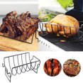 thumbnail image 1 of MOQIN Non-Stick Rib Rack, Holds 4 Rib Racks for Grilling & Barbecuing, Perfect BBQ Accessories for Grill, Durable and Convenient, 1 of 8