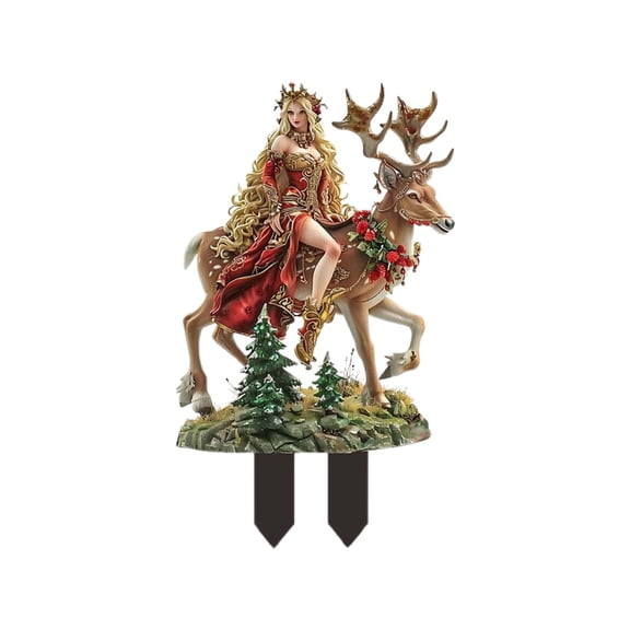 MOQIN Outdoor Christmas Decorations for Home, Christmas Acrylic Snowman Decorative Garden Stakes with Joy for Christmas Decor, Yard Signs for Garden Home Lawn Patio