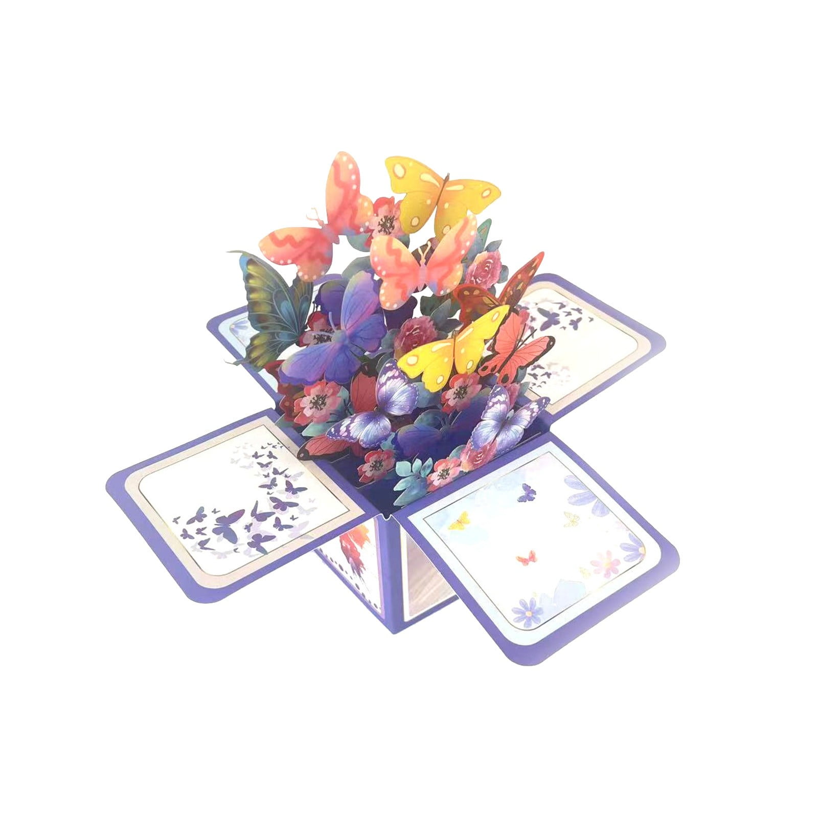 MOQIN Paper Flower Bouquet Pop Up Cards, Sunflower 3D Popup Birthday ...