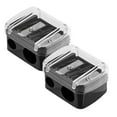thumbnail image 1 of MOQIN Pencil Sharpener, Jumbo Crayon Sharpener, Cosmetic Pencil Sharpener, Makeup Pencil Sharpener, Dual Holes Eyeliner Sharpener for Eyeliner Lipliner Pencils, 1 of 6