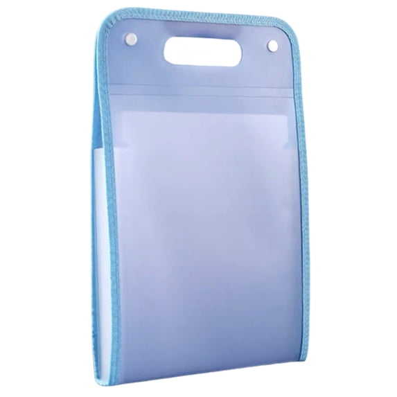 MOQIN Plastic File Folders Legal Size, Expandable Document Folder with Snap Button Closure, A4 Expanding File Wallet Envelopes Pouch with Label and Handle
