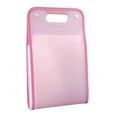 thumbnail image 1 of MOQIN Plastic File Folders Envelope Expanding File Wallet Organizer Documents Folder with Snap Closure, A4 Size Water proof Transparent File Pouch for School, 1 of 9