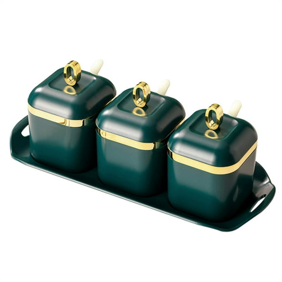 MOQIN Porcelain Sugar Bowl Set with Spoon Tray | 3-Piece Coffee Condiment Storage | Restaurant-Style Ceramic Sugar Pot for Tea Bars, Housewarming Gifts & Kitchen Decor