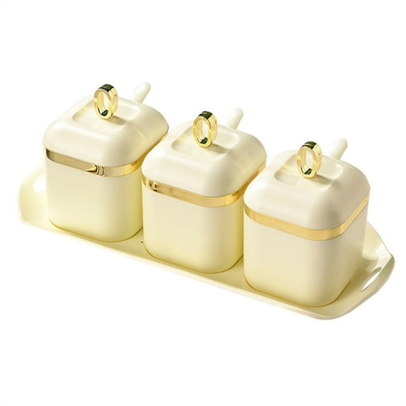 MOQIN Porcelain Sugar Bowl Set with Spoon Tray | 3-Piece Coffee Condiment Storage | Restaurant-Style Ceramic Sugar Pot for Tea Bars, Housewarming Gifts & Kitchen Decor