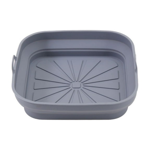 MOQIN Reusable Fryer Silicone Liners, Square Silicone Air Fryer Liners - 8.5 Inch Reusable Air Fryer Pot - Air Fryer Accessories - Air Fryer Inserts for Oven Microwave Accessories