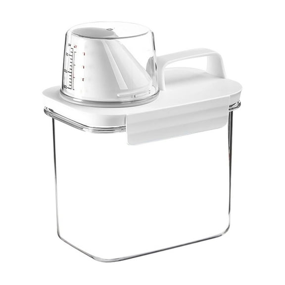 MOQIN Rice Airtight Storage Container,38 oz Dry Food Flour Bin with Measuring Cup & Pour Spout, Kitchen Clear Plastic Airtight Container for Cereal,Grain,Oatmeal,Dry Pet Dog Food,BPA Free