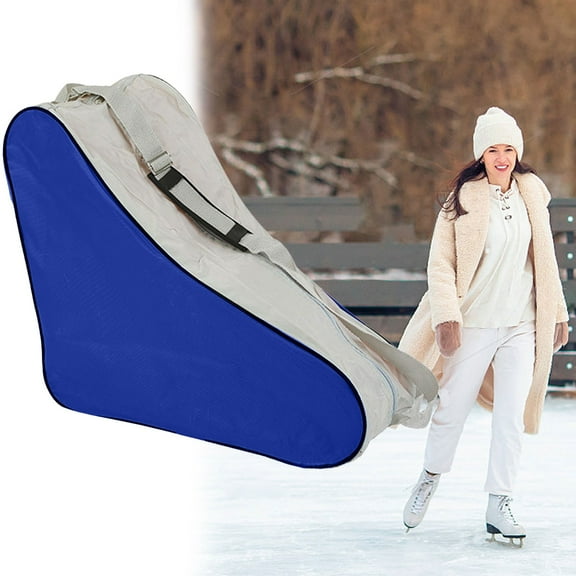 MOQIN Roller Skate Bags, Oxford Cloth Ice Skates Storage Bag with Adjustable Shoulder Strap, Figure Skating Shoes Carry Bags Roller Blade Container, Roller Skate Accessories for Women Men Kids
