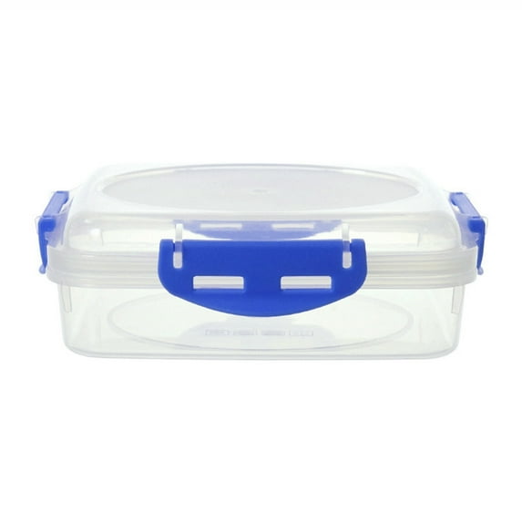 MOQIN Sandwich Containers, Reusable, BPA Free Plastic Food Storage with Snap-Off, Leak-Proof Lid Kitchen Storage Containers, for Portable Lunch and Outdoor Activities