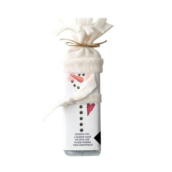 MOQIN Santa Milk Chocolate Candy, Christmas Chocolate Santa, Christmas Santa-Themed Candy Basket with Santa's Hat & Bow, Reusable Decorative Storage for Candy