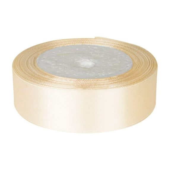 MOQIN Satin Ribbon Single Face Solid Color Fabric Ribbon Bulk,25 Yard per Roll in 1 Inch Wide,Assorted Ribbon Perfect for Gift Wrapping/Christmas/Wedding Favors/Party Decoration