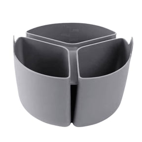 MOQIN Silicone Crock pot Liners,Slow Cooker Liners, Reusable Crock pot Divider Insert, 3- Compartment Liner for Slow Cooker,Food Grade Silicone Insert for Meal Prep,Cooking, and Kitchen Use