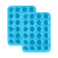 thumbnail image 1 of MOQIN Silicone Mini Muffin Pan, 24 Cups Nonstick Mini Cupcake Pan for Baking Mini Muffin, Mini Cupcake, Mini Egg Bites, Mini Fat Bomb, Home Kitchen Supplies, 1 of 9