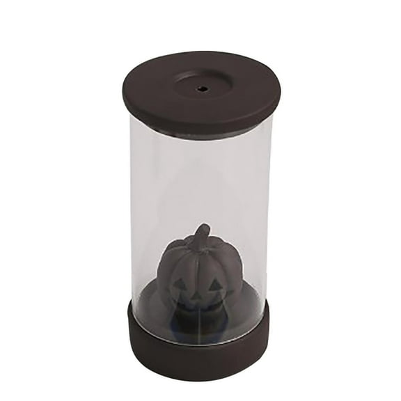 MOQIN Skull Incense Burner Holder - Pumpkin Incense Burner Holder Halloween Incense Burner With LED Light Backflow Incense Holder for Home Halloween Decor