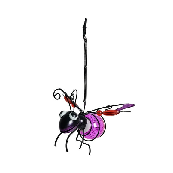 MOQIN Solar-Powered Hanging Bee Light, Solar Fairy Lights for Outside Garden Decor Backyard Balcony Porch Spring Decoration, Gift for Mother