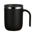 thumbnail image 1 of MOQIN Stainless Steel 400ml Vacuum Insulated Coffee Mug with Handle, Large Thermal Camping Coffee Mug Cup for Men & Women, Keeps your Beverages Hot/Cold - Water Cups, 1 of 7