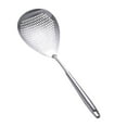 thumbnail image 1 of MOQIN Stainless Steel Slotted Cooking Spoon - Stainless Steel Kitchen Utensil -Durable Kitchen Gadgets Large Metal Chef Strainer Utensil For Cooking, Serving & Mixing, 17" Long Spoon with Holes, 1 of 6