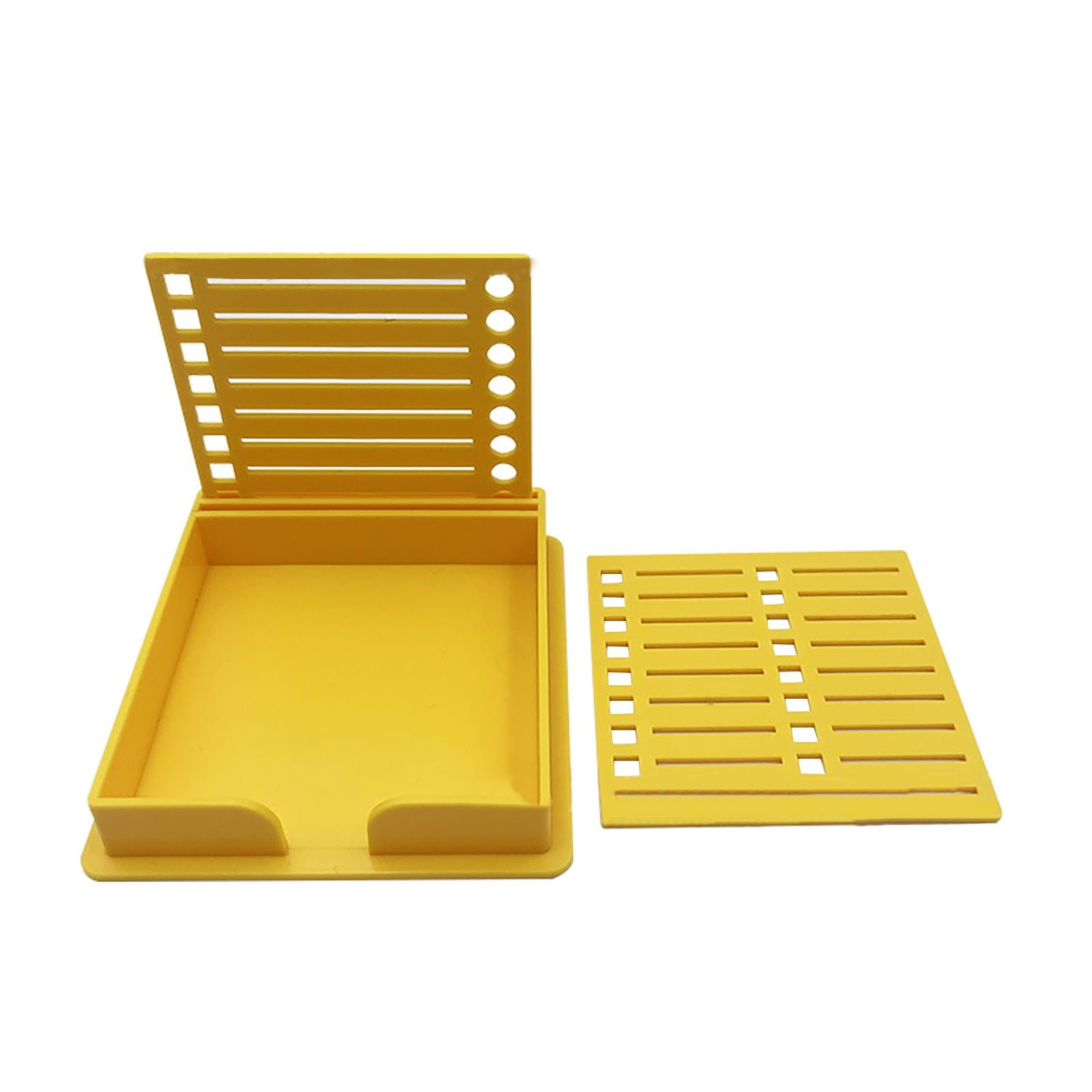 MOQIN Sticky Note Holder with Stencil Sticky Note Dispenser Compatible MOQIN Sticky Note Holder with Stencil Sticky Note Dispenser Compatible