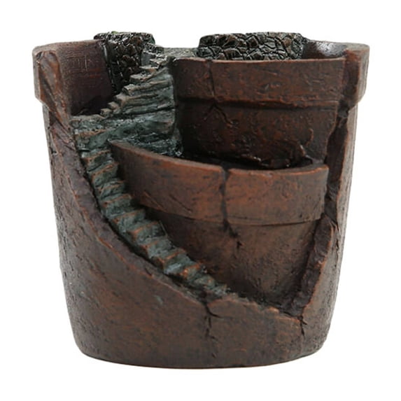 MOQIN Succulent Planter Pots Small Flower Cactus Pots Tree Stump Succulent Pots with Drainage Bonsai Pots 3-5 Inch Gift for Home Decor Indoor Outdoor