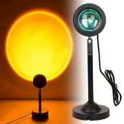 MOQIN Sunset Lamp Projector, Rainbow Projection Led Lights with Remote, Multicolor LED Night Light, Sunlight Light for Photography Selfie Party, Home Bedroom Decor Xmas Gifts for Women