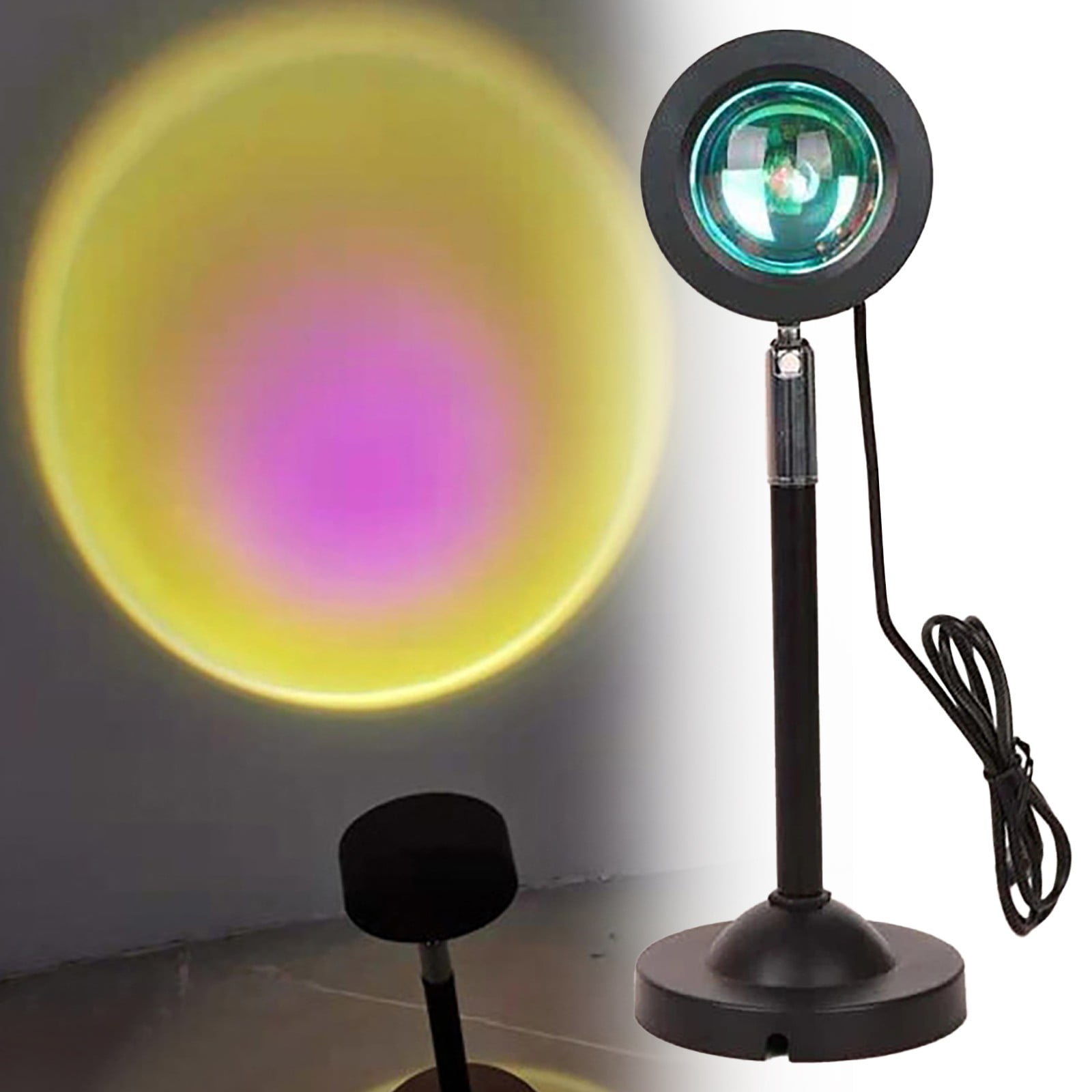 MOQIN Sunset Lamp Projector, Rainbow Projection Led Lights with Remote, Multicolor LED Night Light, Sunlight Light for Photography Selfie Party, Home Bedroom Decor Xmas Gifts for Women