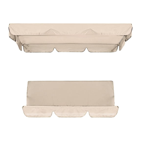 MOQIN Swing Canopy, Water Proof Swing Canopy , Garden Swing Seat Replacement Canopy Sun Shade Awning Cover Outdoor Swing Canopy