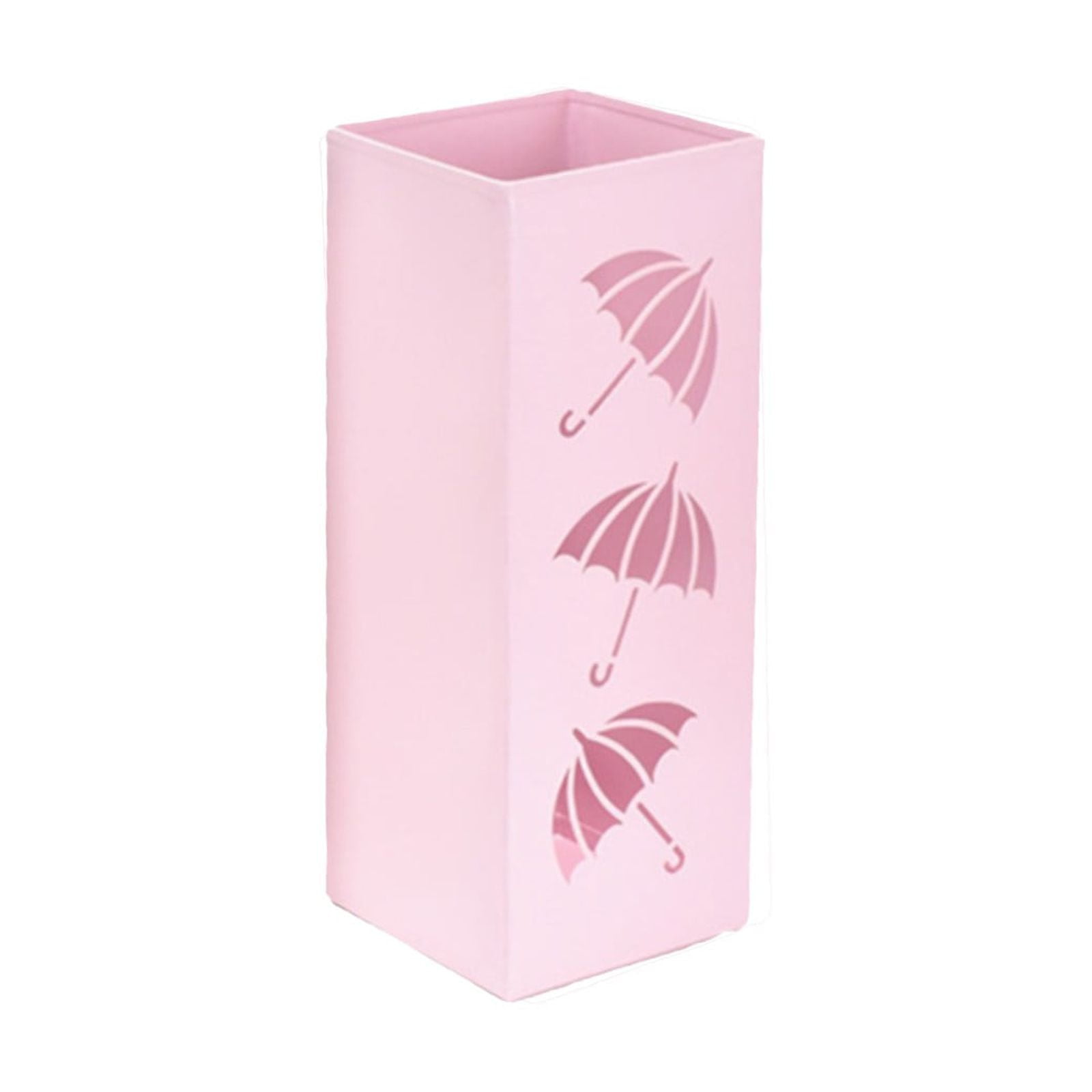 MOQIN Umbrella Stand Rack for Entryway, Black Square Metal Umbrella Holder, Free Standing Umbrella Storage Organizer Bin for Home Office Hotel Decor, 6.3 x 16.5 Inch