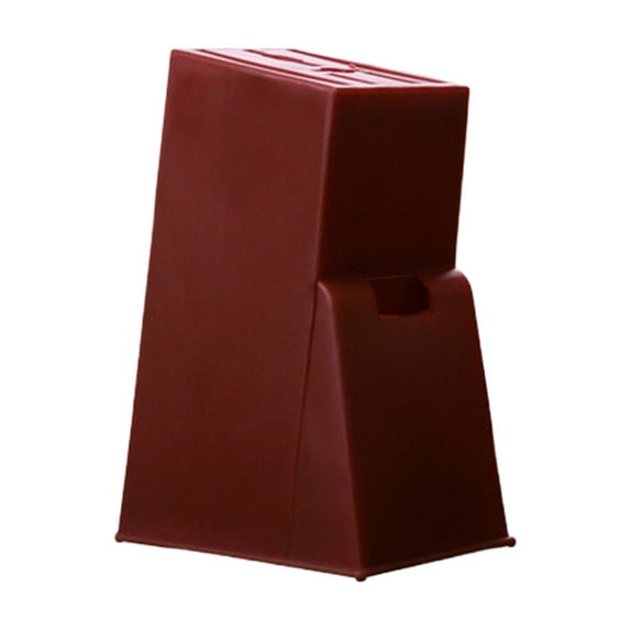 MOQIN Universal Knife Block without Knives, Wood & Plastic Stand for Utensils | Countertop Storage Rack | Knife Block Organizer | Space Saver | Modern Kitchen Accessories