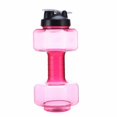 thumbnail image 1 of MOQIN Water Bottles, Dumbbell Water Bottle Gym Gifts for Men Water Battle Big Capacity PETG Sports Fitness Exercise Jug for Father's Day Birthday Gift Outdoor Sports, 1 of 9