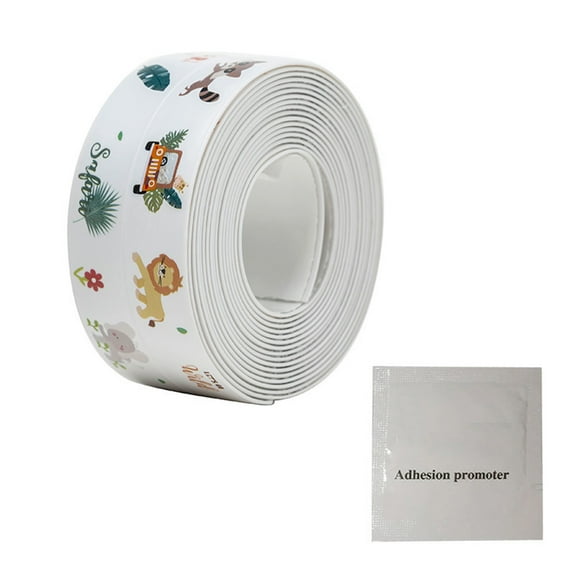 MOQIN White Caulk Tape for Bath & Kitchen,Caulking Tape for Bathroom Caulking White Self Adhesive Caulk Strip,tub Surround,Toilet Bowl Stick on Gel,Kitchen Countertop