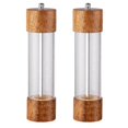 thumbnail image 1 of MOQIN Wooden Salt and Pepper Grinder Set:Pepper Grinder Manual,Wooden Shakers with Adjustable Ceramic Core-Salt Grinder and Pepper Mill -8.5"/6.5"-Pack of 2, 1 of 1