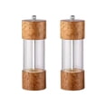 thumbnail image 1 of MOQIN Wooden Salt and Pepper Grinder Set:Pepper Grinder Manual,Wooden Shakers with Adjustable Ceramic Core-Salt Grinder and Pepper Mill -8.5"/6.5"-Pack of 2, 1 of 1