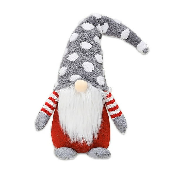 MOQLOM Christmas Gnomes, 19in 1pc Mini Red Plush Stuffed Tomte, Indoor Home Decorations for Xmas (A)