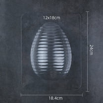 MOQLOM Easter Dinosaur Eggs Shaped Plastic Mold, 1PC Transparent Chocolate Mold, Clear Chocolate Baking Tray, Handmade Confectionery Candy Maker, DIY Jelly Bakeware Mold (D)