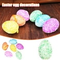thumbnail image 1 of MOQLOM Easter Foam Eggs, 6pcs Colorful Easter Eggs Pendant for Spring, Easter Eggs Decor for Tree Hanging Ornaments Party Home Decorations Egg Hunt, 2.36×1.57In, 1 of 9