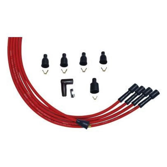 Moroso - Ultra Plug Wire Set Universal 4-Cyl Red (52004)