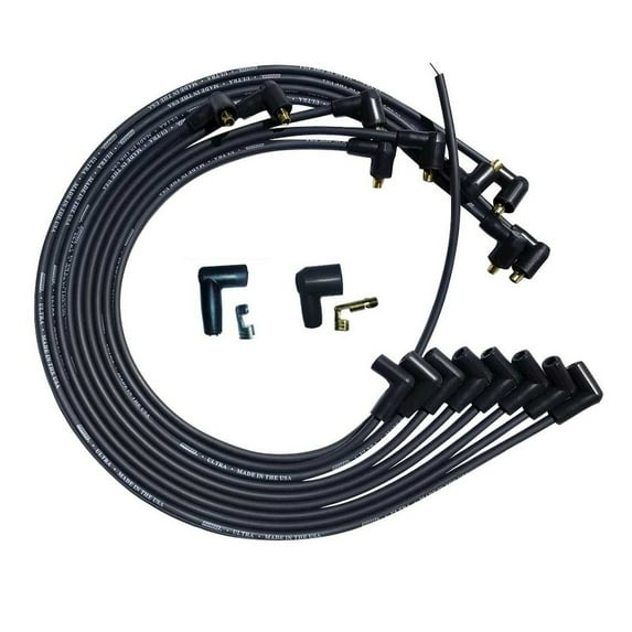 Moroso Ultra Plug Wire Set SBC Under V/C Black
