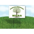 thumbnail image 1 of MORA FAMILY REUNION GR TREE 18 in x 24 in Yard Sign Road Sign with Stand, Single Sided, 1 of 5