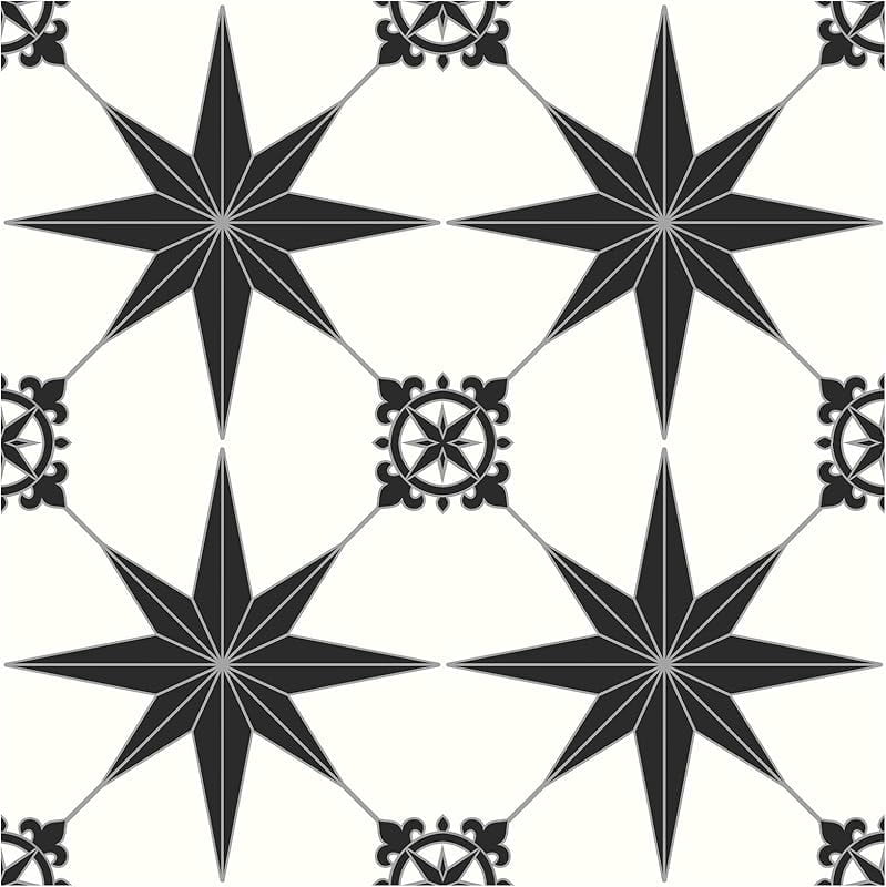 MORCART 7.87" x 7.87" Peel and Stick Floor Tile, 20 PCS Self-Adhesive DIY Vinyl Flooring for Renters, Removable and Waterproof Tile Sticker for Bathroom, Kitchen, Staircase (Black Stellar)
