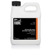 MORE  High-Gloss Stone Sealer, Color Enhancing Topical Sealer for Natural Stone, Quart 32 oz