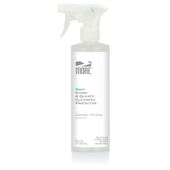 MORE Surface Care Stone & Quartz Cleaner + Protector Antimicrobial, Lavender-Verbena, 16 oz