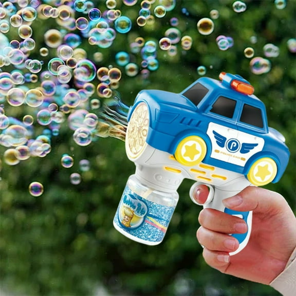 MORESEC 12 Hole Bubble Machine forKids, Automatic Foam BlasterToy, Handheld Bubble Maker with Lights and Sound, Outdoor SummerToysforBoysandGirls,ChildrensBirthday Party Gift